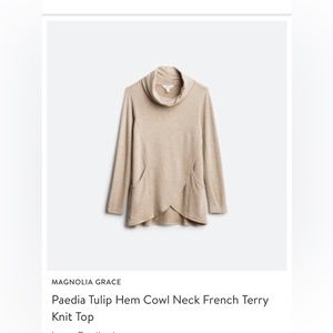 Magnolia Grace women’s terry knit top